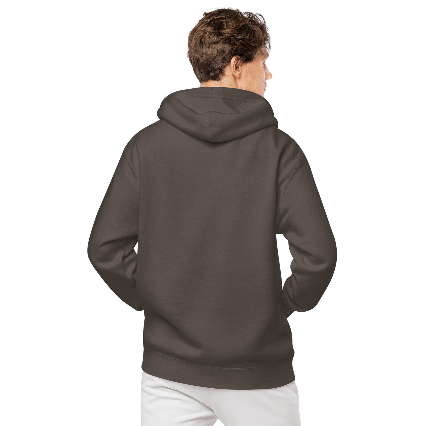 Sudadera con capucha teñida unisex