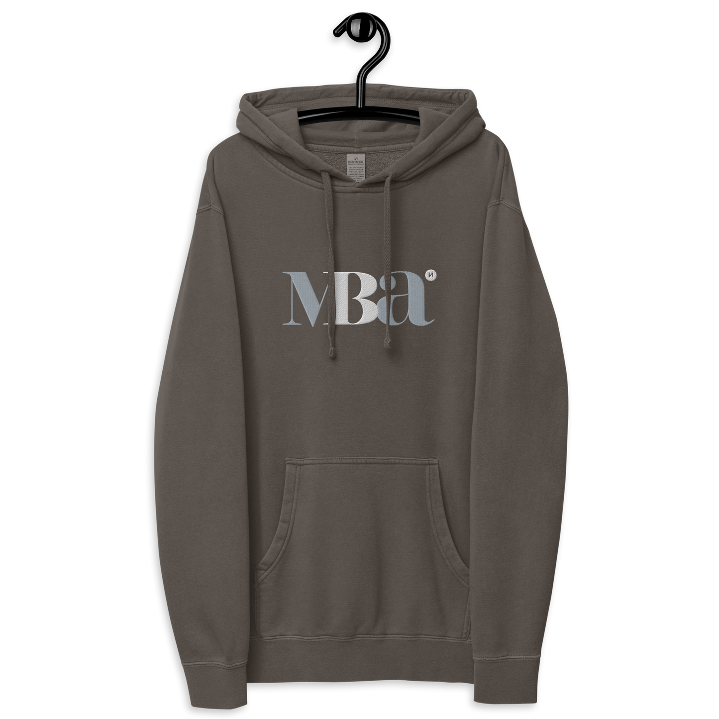 Sudadera con capucha teñida unisex