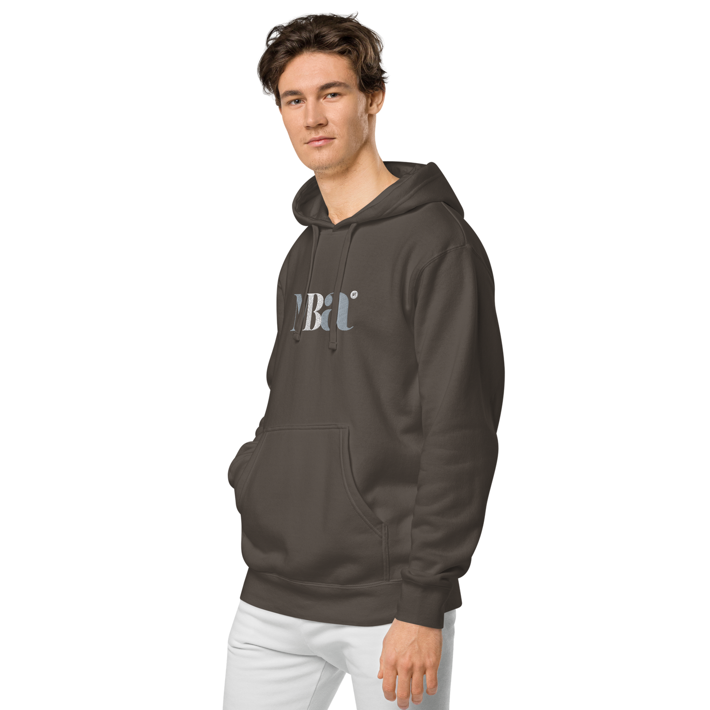 Sudadera con capucha teñida unisex